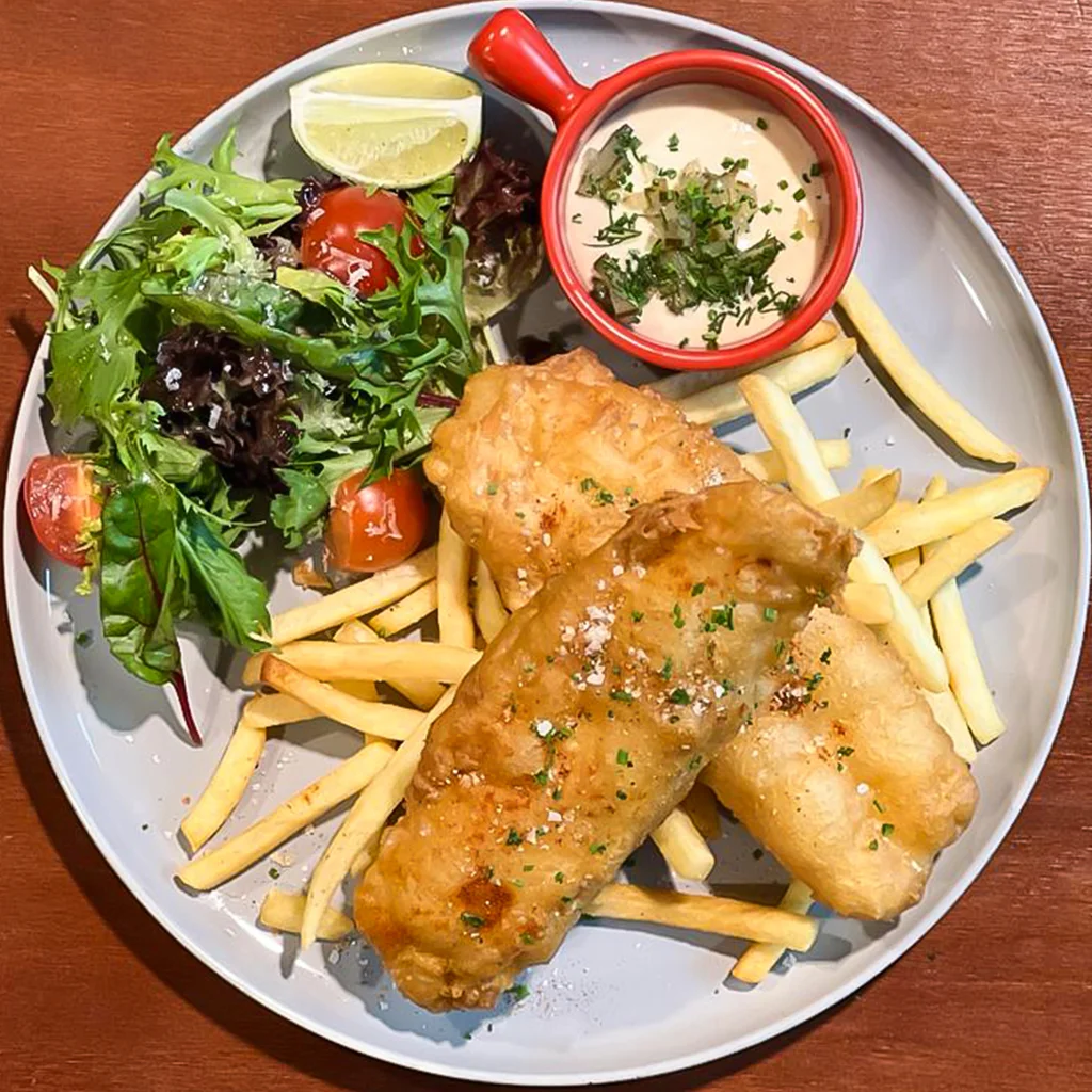 Fish & Chips Dish At Boulevard Bistro & Bar